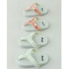 "2 pack of Pink and White Flip Flops| Fits 14"" Wellie Wisher Dolls | 14?? Inch Doll Accessories"