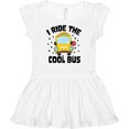 thumbnail image 3 of Inktastic I Ride the Cool Bus with Yellow Bus Girls Baby Dress, 3 of 5