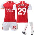 thumbnail image 1 of 2023-2024 Arsenal Home Kids Football Shirt Kit No. 29 HAVERTZ 6-7 Years, 1 of 5