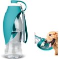 thumbnail image 2 of Botella de agua para perros para caminar, dispensador de agua para mascotas, contenedor portátil con taza para beber, cuenco para senderismo al aire libre, viajes para cachorros, gatos, hámsteres, 2 of 5