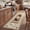 Beige, variant on ZACOO 2'x6' Cat Runner Rug, Machine Washable Ultra Thin NonSlip Whimsical Floral Border Carpet for Hallway for Entryway Kitchen, Beige