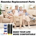 thumbnail image 7 of 10Pack Roomba Filter Aero Vac Filters Kit Parts Replacement for iRobot 500 & 600 Series 536 550 595 614 618 620 630 635 645 650 655 660 665 671 675 677 680 690 694 695 Vacuum Cleaner Accessories, 7 of 7