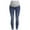 Light Blue, variant on Women's Maternity Jeans Over Belly Comfy Stretch Boyfriend Jeans Denim Pregnancy Pants Dark Blue XL