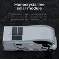 thumbnail image 2 of 300 Watt Solar Panel 10BB N-Type 300w Solar Panels 25% High Efficiency Monocrystalline Busbar-Less Half-Cut Technology for RV Home Rooftop Power Station Off Grid Systems (300w Single Solar Panel), 2 of 8