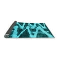 thumbnail image 2 of Ahgly Company Indoor Square Abstract Light Blue Modern Area Rugs, 5' Square, 2 of 4