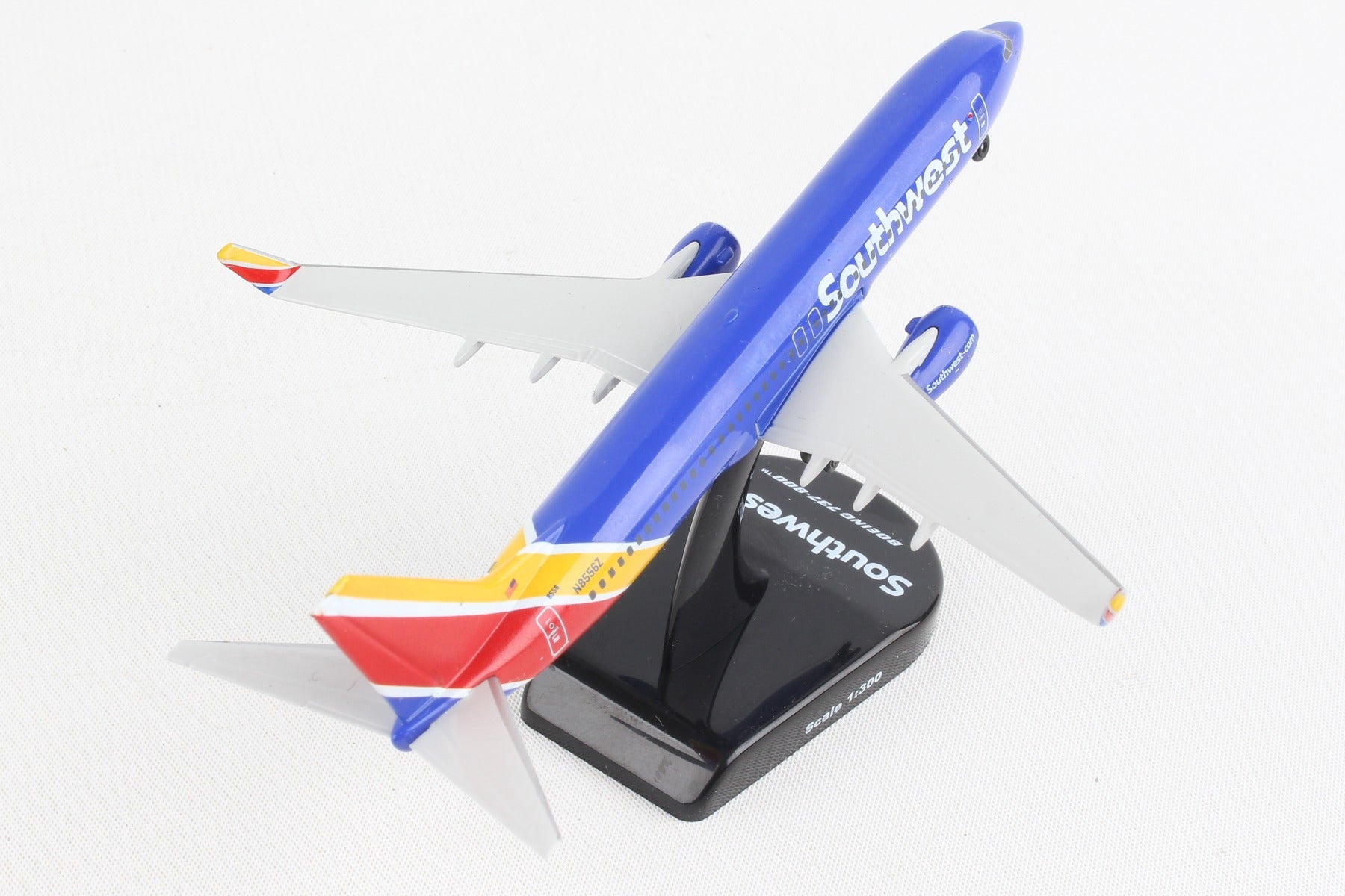 Postage Stamp Southwest Airlines 737-800 Plane Die Cast Metal Daron 27536