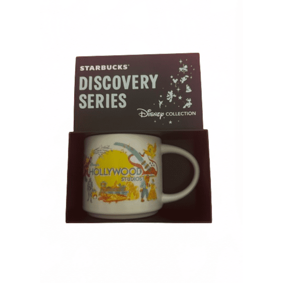 Disney Collection Discovery Series Hollywood Studios Starbucks Coffee Mug New