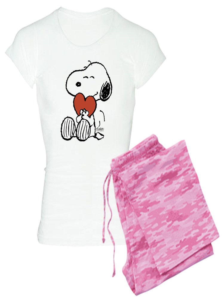 Music is Love Womens PJs CafePress Snoopy