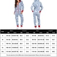 thumbnail image 2 of Pijamas Navideñas Camisón Body Con Capucha Mujer Cómoda Ropa De Salón Elegante Ygjytge Gris claro*Alce gris T S para Mujer, 2 of 7