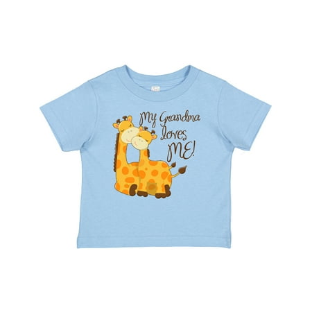 

Inktastic My Grandma Loves Me! Gift Baby Boy or Baby Girl T-Shirt