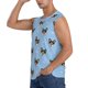 thumbnail image 3 of Fotbe Corgi Dog Men's Camiseta sin Mangas Estampada para Hombres, Playera Casual para Gimnasio, Entrenamiento, Playa-Small, 3 of 7