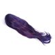 thumbnail image 1 of Women Long Straight Wig Blue Purple Highlight Color Hair Bangs Simulation False Hair Wigs for Cosplay, 1 of 5