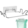 thumbnail image 1 of CIMAXIC 2 Sets Stainless Steel Trash Bag Racks Multifunctional Hangers Storage Shelves,8.46"X5.51"X2.36", 1 of 4