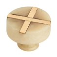 thumbnail image 1 of Mascot Hardware CK381 1,33 Po Marbre Givré Style Rond Pommeau d'Armoire de Pêche&44; Pack de 5, 1 of 1