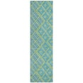 thumbnail image 2 of Addison Rugs Chantille Indoor/Outdoor Transitional Diamonds Aloe Washable Runner Rug, 2'3" x 7'6", 2 of 6