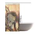 thumbnail image 2 of ARTJIA Leopard Shower Curtain Waterproof Fabric Bath Curtain 66x72 inches, 2 of 2