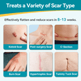 thumbnail image 2 of Dimora Silicone Scar Sheets - Medical Grade Silicone Scar Tape - Waterproof  & Hypoallergenic Scar Removal Treatment for Surgical Scars, C Section, Tummy Tuck, Burns, Keloid Treatment, 1.6”x60" Roll, 2 of 8