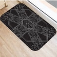 thumbnail image 3 of Geometric Printed Indoor Doormat Nordic Modern Black White Golden Floor Mat Kitchen Bathroom Door Mat Table Anti-slip Mat Rugs, 3 of 6