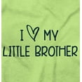 thumbnail image 2 of I Love My Little Brother Big Sibling Romper Boys or Girls Infant Baby Brisco Brands 6M, 2 of 6