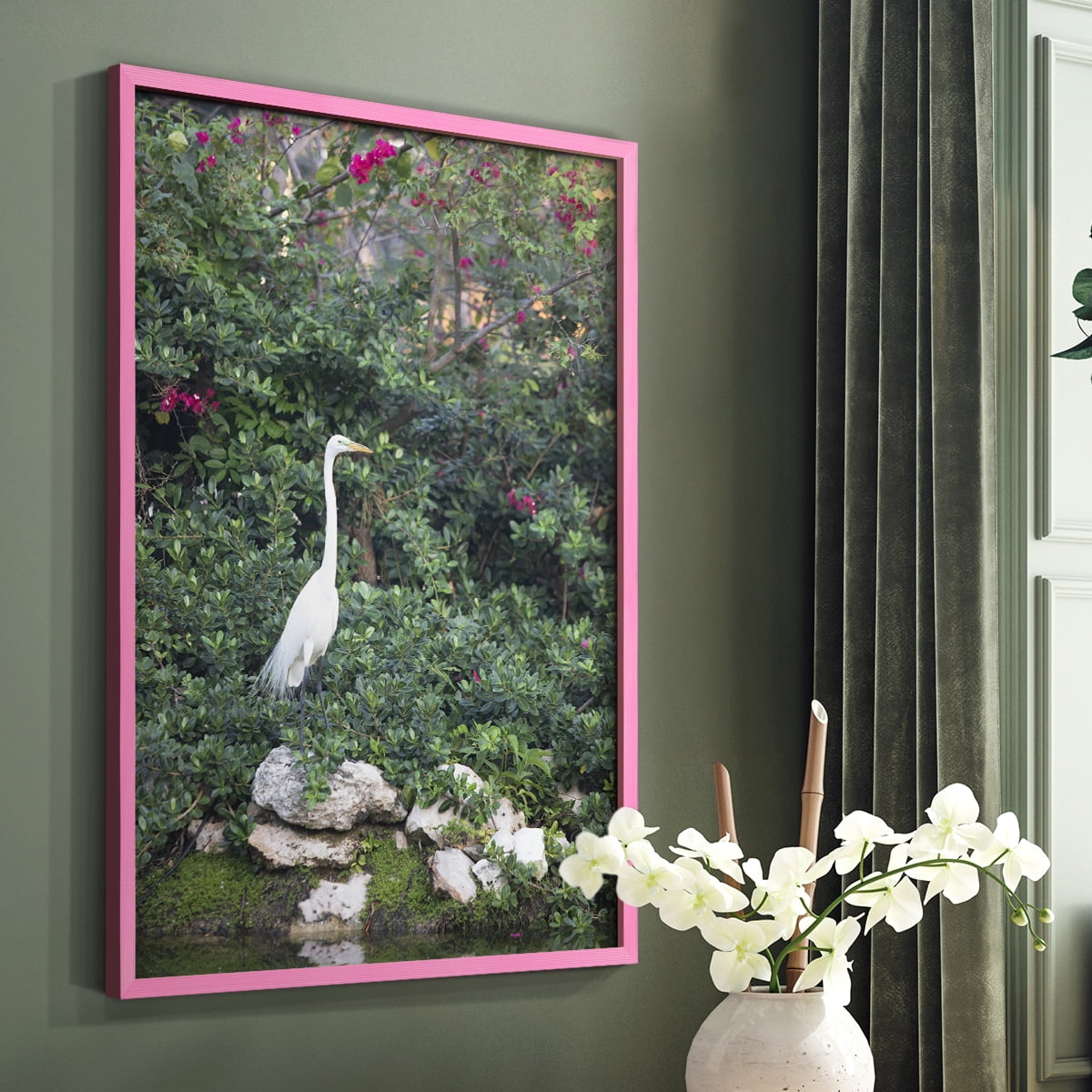 Matisse MDCCCXXI Framed Print in Pink Solid Wood 11 x 14 Framed Print
