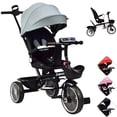 thumbnail image 1 of Carriola tipo Triciclo para Niños Asiento Giratorio 360 JOYKOO Reclinable Luz Sonido Gris, 1 of 7