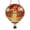 B, variant on Hot Air Balloon Solar Pendant Light, Flickering LED Flame Acrylic Hanging Decor, Outdoor Waterproof Solar Light for Garden, Patio, Yard, Porch, Party, 1 Pack