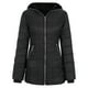 thumbnail image 3 of Puntoco Fashion - Chaqueta con capucha para mujer, abrigo cálido, largo y acolchado Puntoco Puntoco-7233, 3 of 9
