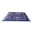 thumbnail image 2 of Ahgly Company Machine Washable Indoor Rectangle Oriental Blue Traditional Area Rugs, 8' x 10', 2 of 4