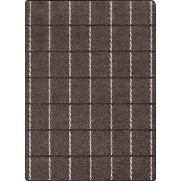 Joy Carpets Impressions New Haven 5'4" x 7'8" Area Rug in Color Espresso
