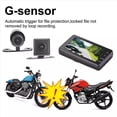 thumbnail image 3 of 2X Cámara de Tablero DVR para Motocicleta con Cámara Frontal y Trasera Grabación en Bucle de Video Dual Cámara Grabadora de Conducción de Motocicleta A Prueba de Agua, 3 of 5
