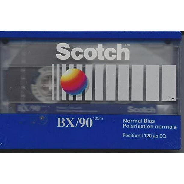 Scotch 3M Brand Cassette Tape 90 Minute Normal Bias