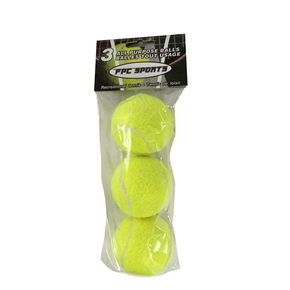 FPC Sport Paquet de 3 balles de tennis Balles de Tennis Tout usage