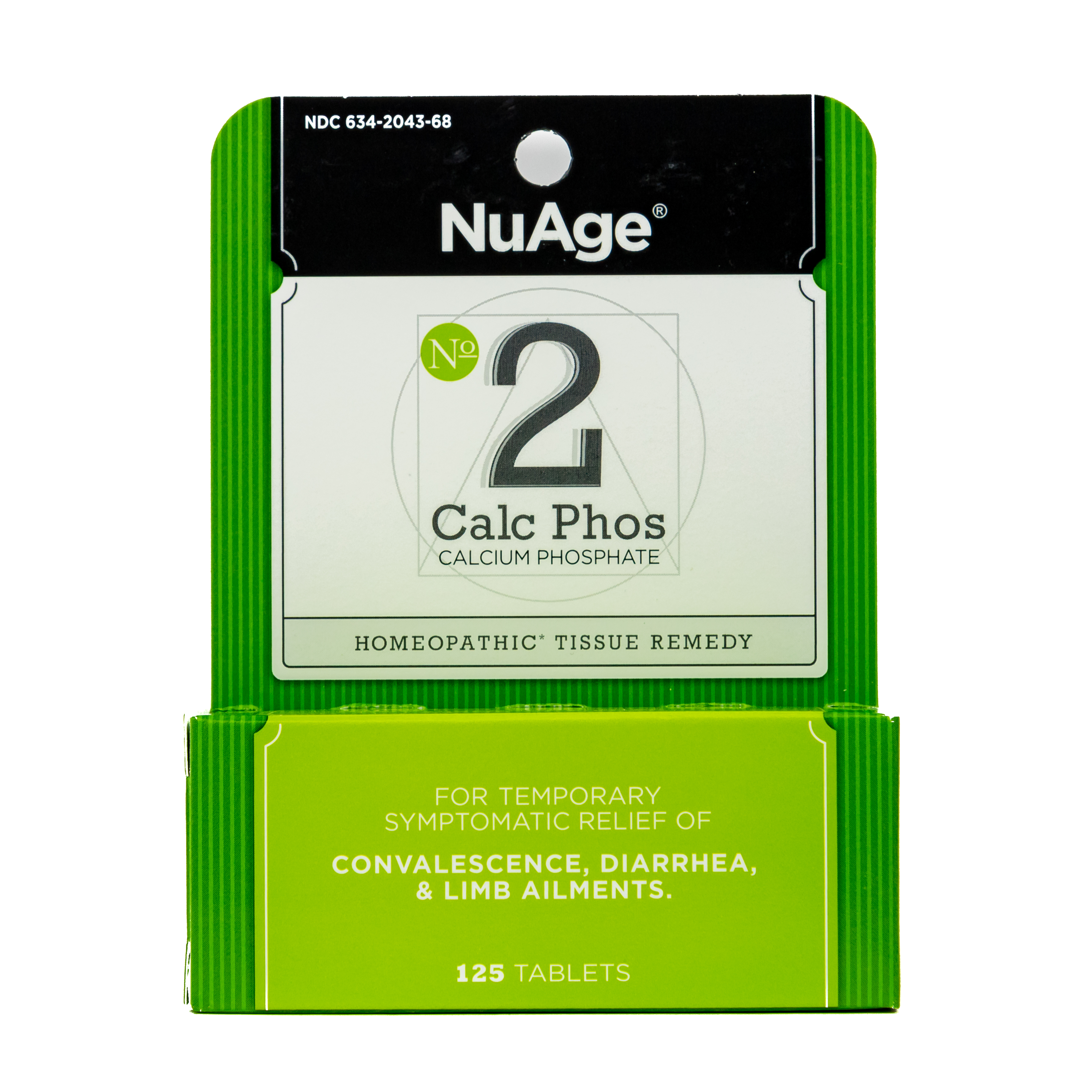 NuAge 2 Calcium Phosphate Tablets, Natural Relief of Convalescence