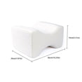 thumbnail image 2 of Memory Foam Knee Pillow Orthopedic Knee Support Pillow Wedge Contour Leg Pillow for Side Sleeper, 2 of 5