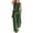 Green, variant on 2026 Summer Vacation Outfits Women's 2 Piece Linen Set, Color Block Sleeveless Tank Top Wide Leg Pants Beach Lounge Dressy Business Sets