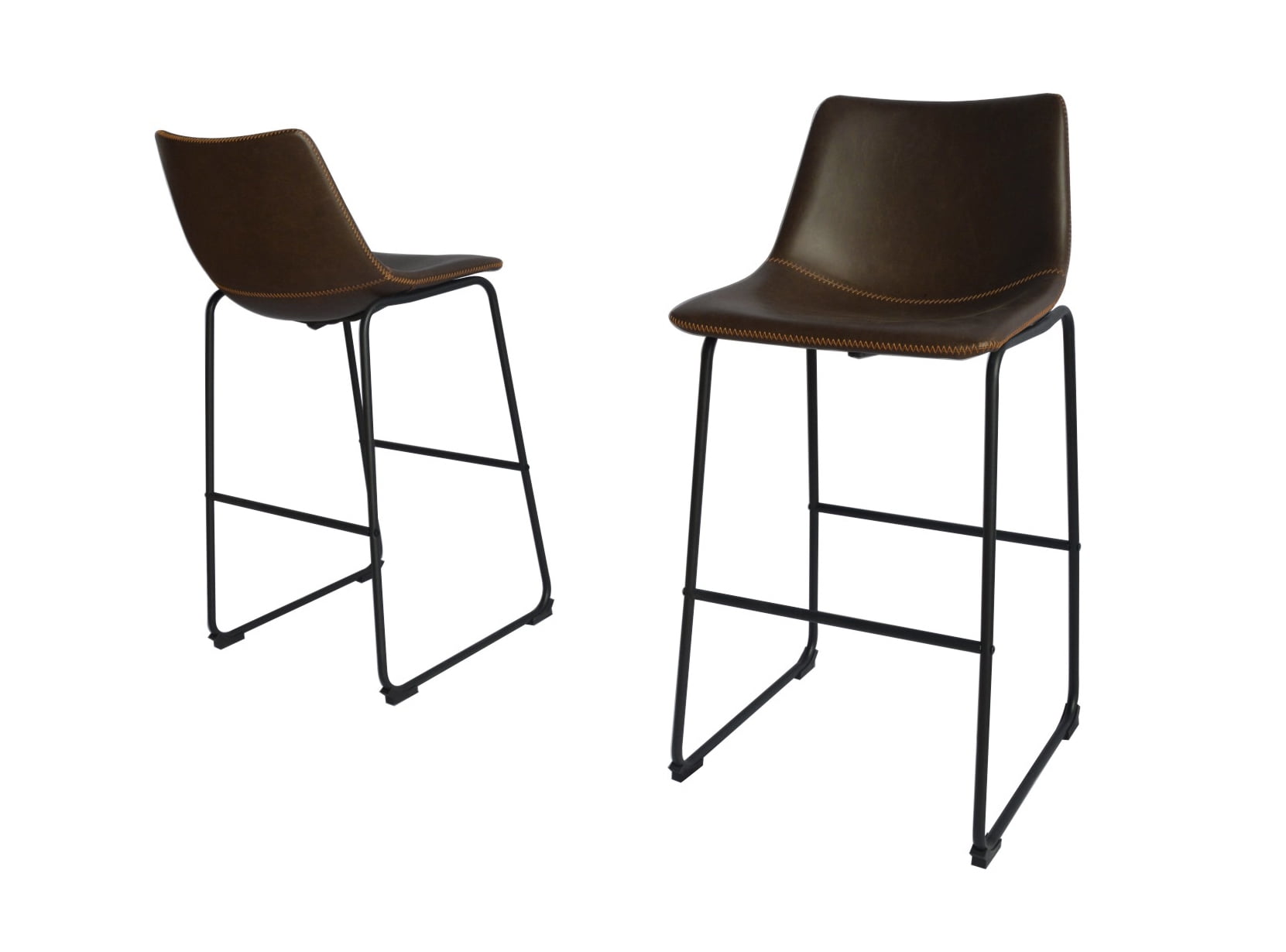 Faux Leather Bar Stools, Multiple Color 29