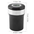 thumbnail image 4 of Cenicero Portátil, Cenicero De Coche De Acero Inoxidable ABS Negro Ecológico Sin Fugas De Olor Para Coche Para El Hogar Para La Oficina Para El Hotel ANGGREK Car Cigarette Ashtray, 4 of 8