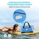 thumbnail image 3 of Bolsa de viaje impermeable Gonex, 60 litros, impermeable, azul claro, 3 of 8