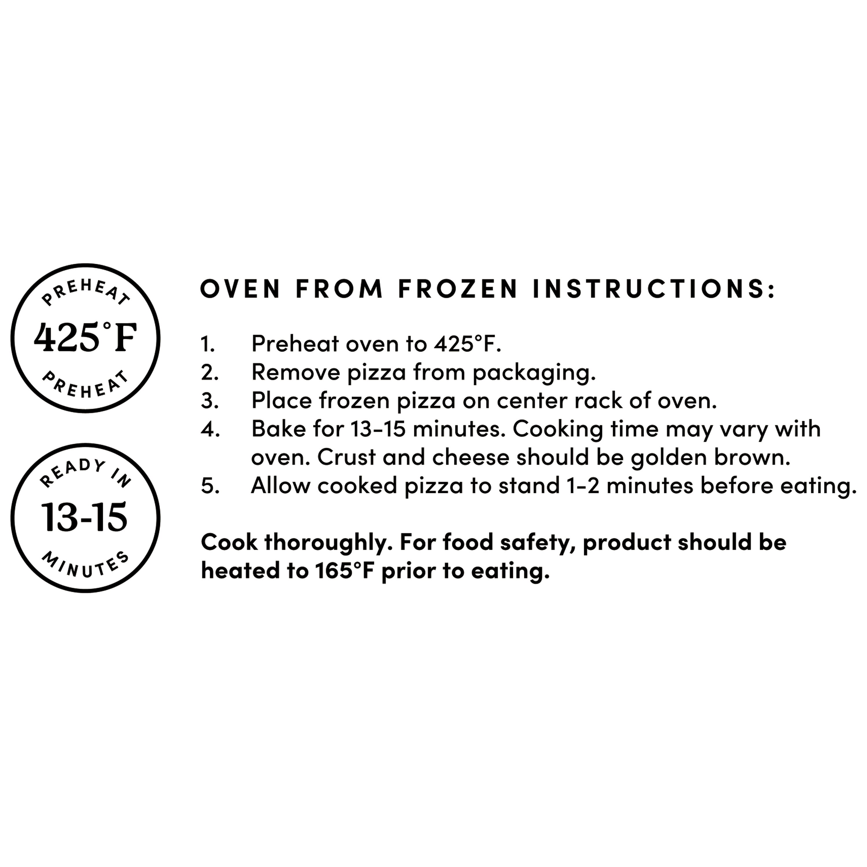 bettergoods Gluten-Free Cauliflower Thin Crust Pepperoni Pizza, 12.5 oz (Frozen)