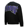 thumbnail image 3 of Men's Mitchell & Ness Black Sacramento Kings Hardwood Classics There & Back 2.0 Vintage Pullover Sweatshirt, 3 of 7