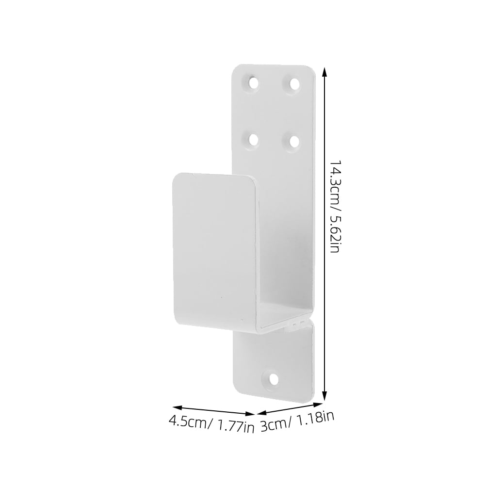 AURARMLET Heavy Duty U-Shaped Bracket Set for Garage, Shed, Gate Barricade Bar Installation and Secure Mounting