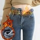thumbnail image 5 of Pantalones de Mujer Leggings Ultra Suave Invierno Cálido Sherpa Forro Polar Jeans Cintura Alta Elástico Elástico Jeans Térmicos Odeerbi ODB-4, 5 of 7