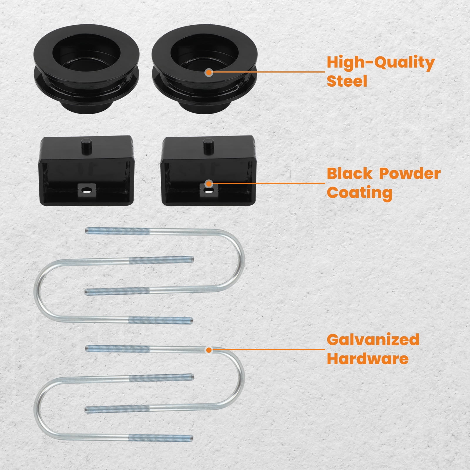 maXpeedingrods 3" Lift Kit for Dodge Ram 1500 2500 3500 2WD 1994-2013, Front and Rear Lift Kit