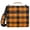 Orange Scottish Tartan, variant on Haosy 3 Ring Zipper Binder with Shoulder Strap Waterproof Trapper Keeper 2 Inch D-Ring 500 Sheets Capacity, Purple Scottish Tartan