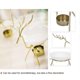 thumbnail image 3 of Ceramic and iron tea light candle holder, aroma furnace, aromatherapy furnace for essential oils, 3 of 4