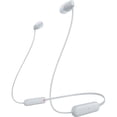 thumbnail image 2 of Sony WI-C100 Wireless In-Ear Headphones, White with Tech Smart USA Audio Entertainment Essentials Bundle, 2 of 10