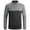 Black Light Grey, variant on SPEEDRUN Men's Performance Long Sleeve Work Shirts Moisture Wicking Polo Shirts with Pocket