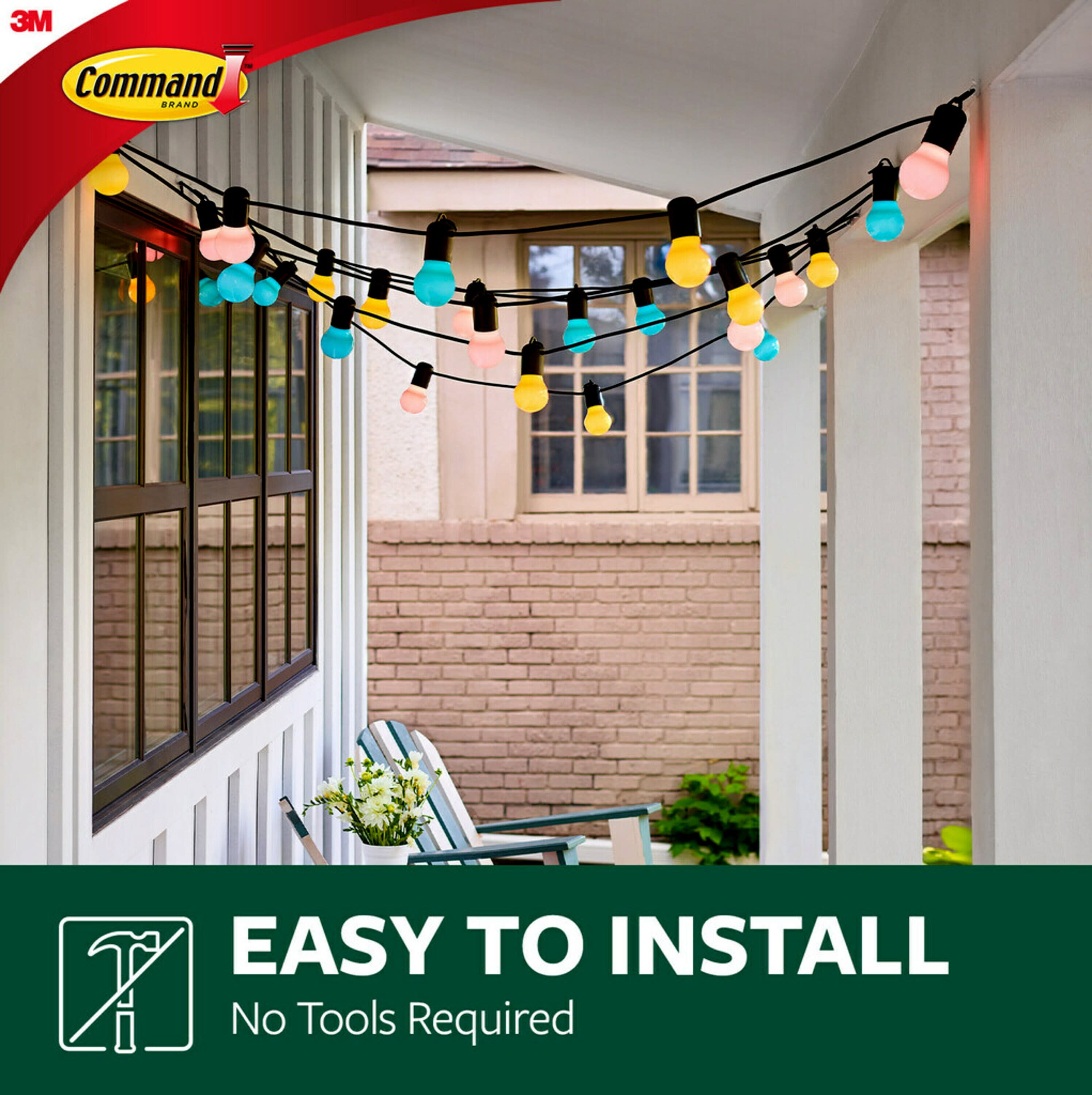 Command Outdoor 16-Pack Plastic Light Clip in the Christmas Hooks