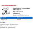 thumbnail image 2 of Exhaust Manifold - Compatible with 2000 Saturn LS1, 2 of 2