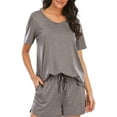 thumbnail image 1 of Pijamas De Manga Corta para Mujer,Pijamas De Verano para Mujer Conjunto De Salón Corto De Dos Piezas De Verano Pijamas Cortos Superiores De Dos Piezas Valor inmejorable, 1 of 2